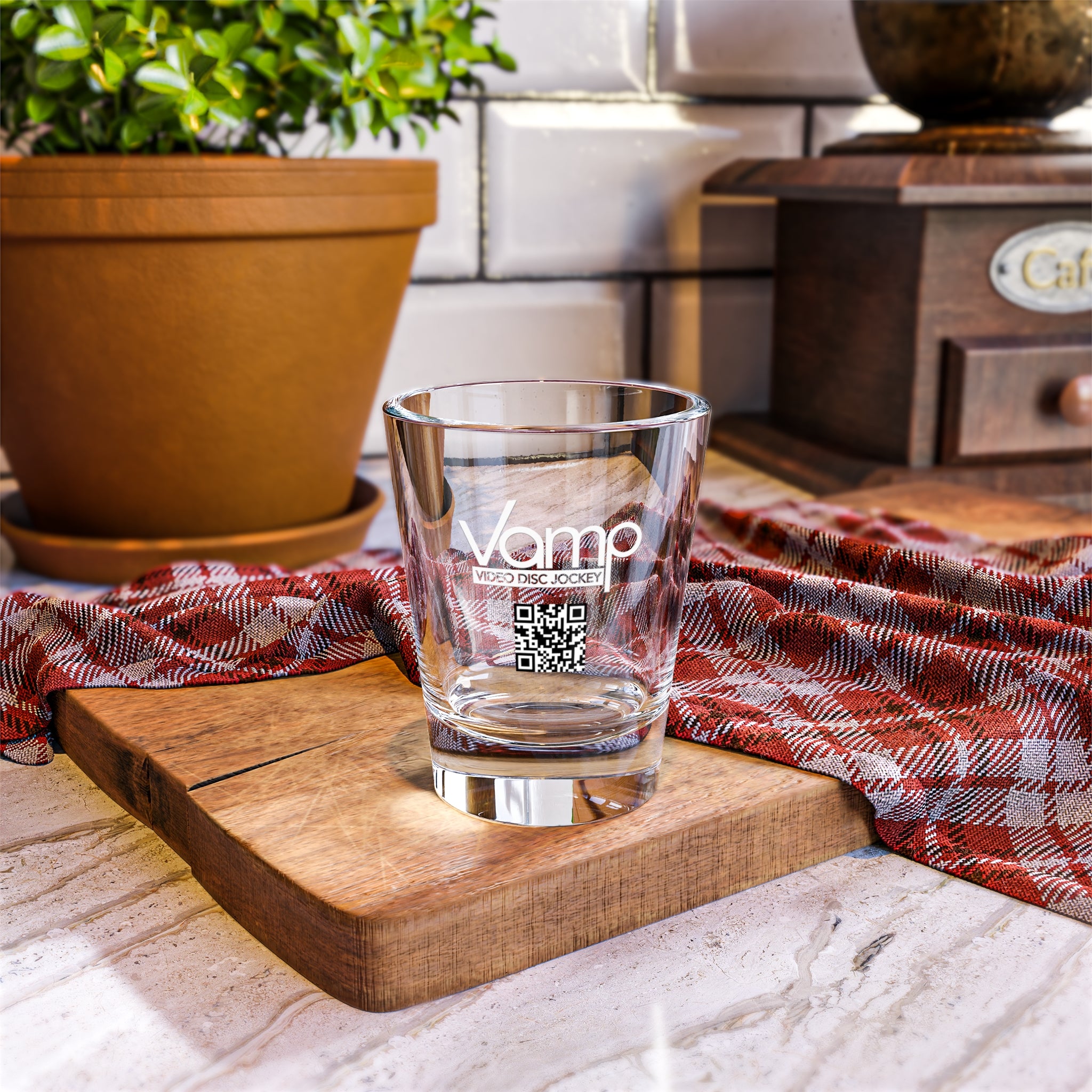 "DJ VAMP" 🎧Shot Glass, 1.5oz